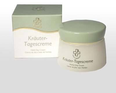 Hagina Kräuter-Tagescreme 50ml, Creme mit Feuchthaltefaktoren und einem Kräuterkomplex für Mischhaut und fettige Haut
