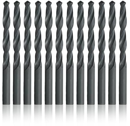 Drill America DWDMM6.80P12 Lot de 12 forets en acier rapide 6,80 mm