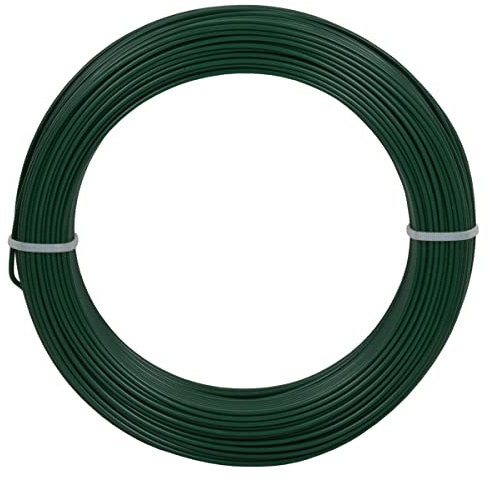 Corderie Italiane 002014089 Eisendraht, kunststoffbeschichtet, 2,2 mm – 100 m, grün