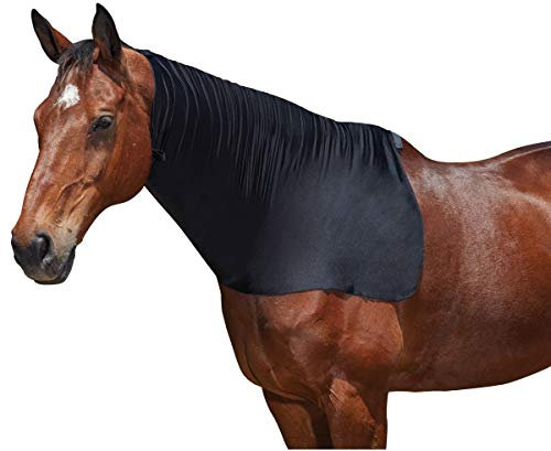 Weatherbeeta Neck Stretch Hood Cob Black