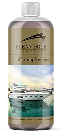 ABACUS® Bootsreiniger, Schiffsrumpfreiniger, Schiffsreiniger, Bootsrumpfreiniger, Yachtreiniger, Unterwasserschiffreiniger - Clean Drop - Reiniger für Schiffsrumpf & Antifouling (2428)
