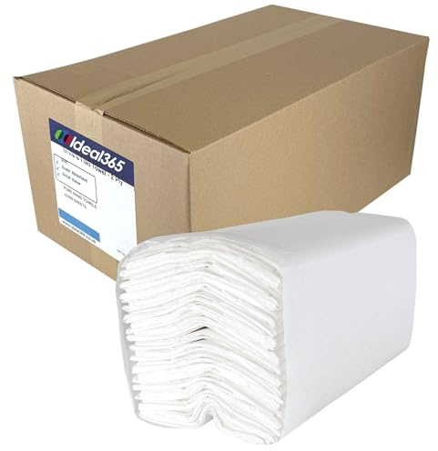 White Paper Hand Towels C FOLD 2 PLY Multi FOLD CASE of 2400 Paper Towels