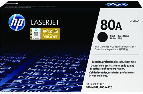 HP 80A CF280A Tonerkassette Schwarz 2700 Seiten Original Toner