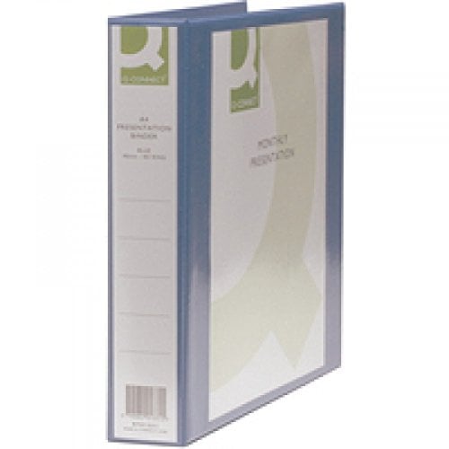Q-Connect kf01331 Blue Ring Binder - Ring Binder (Blue, A4)