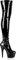 Pleaser Adore-3000, Polacchine Donna, Nero (Blk Str Pat/Blk)), 39