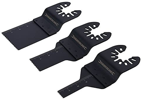 Silverline 856092 Jeu de 3 lames de scie pour outil multifonction