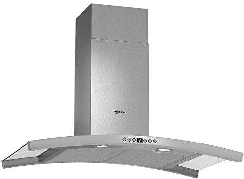 Neff DDK8962N (D89DK62N0) - Mensola da parete, 90 cm, in acciaio inox, modalità di scarico o ricircolo a scelta