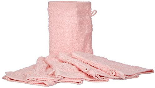 De Witte Lietaer 194835 Waschlappenset 6-tlg., Baumwolle, Rosa, 15 x 20 cm