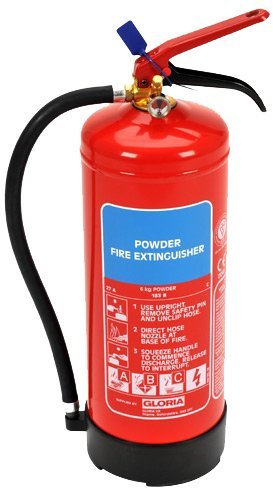 Extintor de polvo de 6 kg. (34A-183B-C) | Gloria | Referencia: PD6 GA | Extintor de Polvo ABC