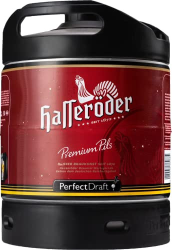Hasseröder Premium Pils Bier Perfect Draft (1 x 6l) MEHRWEG Fassbier
