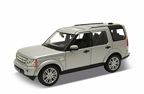 Land Rover Discovery 4, silber, Modellauto, Fertigmodell, Welly 1:24