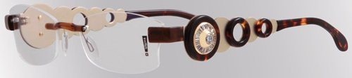 EBM Switch-It Garnitur Combi 930 Steine, Brille, Braun / Gold