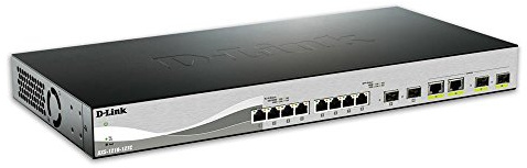 D-Link Systems 12-Port 10GBASE-T Web Smart Switch & 2 SFP+ Ports & 2 10GBASE-T/SFP+ Combo Ports (DXS-1210-12TC)