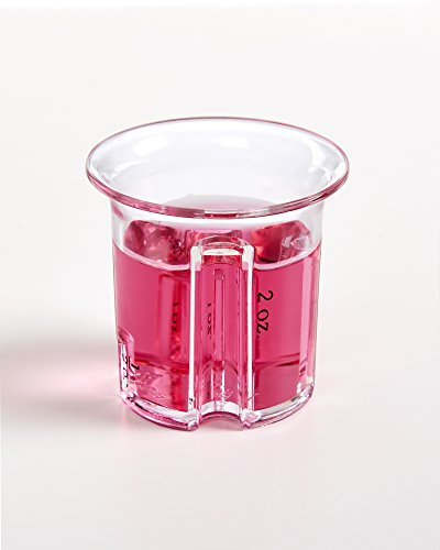 Harold Import Company 321 E-Z 4-Step Multi Measure Kitchen Bar Cocktail Jigger, Acrylic