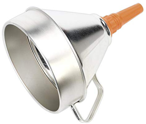 Sealey Fm20 Funnel Metal With Filter 200Mm