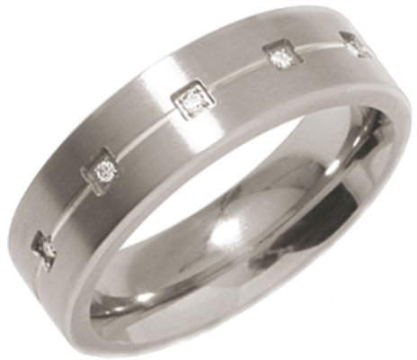 Boccia Damen-Ring Titan 5 Brillianten 0,025 Gr.56 0101-2056