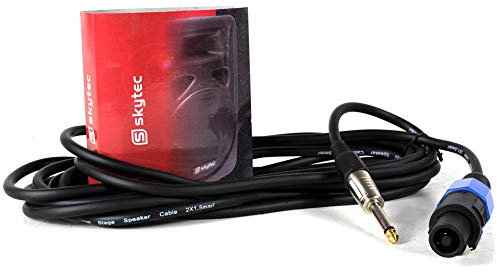 Skytec Speaker NL2 Male to 6.35mm Male Jack Speaker 5m Lead
