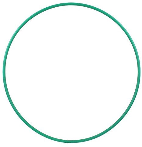 HOOPOMANIA Hula Hoop Rohling 16mm [90cm - grün] Hula Hoop Kunststoffreifen aus HDPE