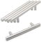 Probrico Kitchen Door Handles Brushed Nickel Stainless Steel Bathroom Cabinet T Bar Handle Furniture Drawer Pulls Cupboard Knobs (96mm Hole Centers - 150mm Long) 5 Pack