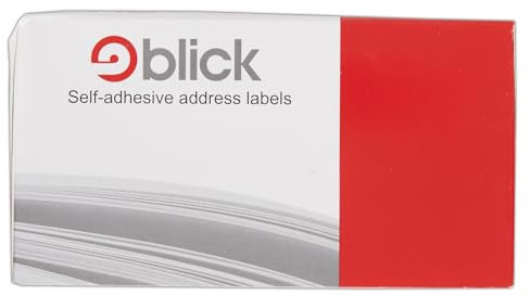 Blick RS21155 Adress-Etikett, 80 x 120 mm, Weiß