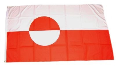 Fahne/Flagge Grönland NEU 90 x 150 cm Flaggen