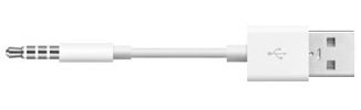USB 2.0 Sync & Charge Data Cable For iPod Shuffle 3G 4GB (3rd Generation)
