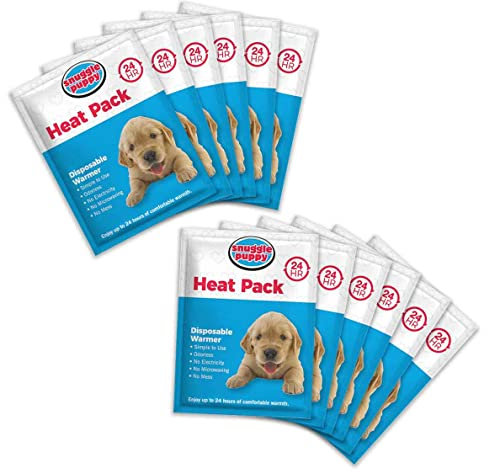 Smart Pet Love Replacement Heat Packs for Pets. Replacement Heat Packs which are odourless and Made with All Natural Ingredients. 6 and 12 Packs (12-Pack)