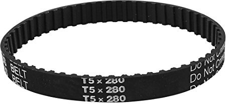 sourcing map T5 x 280 280 mm Umfang 56 Zähne 5 mm Pitch 10 mm breit Industrie Zahnriemen de