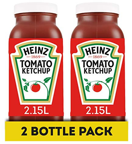 Heinz Tomato Ketchup, 2 x 2.15 Litre