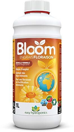 Easy Hydroponics - Nutriments - Bloom 1 L (floraison) - Engrais complet pour culture hydroponique & terre.