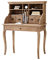 Loberon Sekretär Orival, Platzsparendes Design, viel Stauraum, Antiker Charme, Geschwungene Beine, Schreibtisch, Arbeitstisch, Bürotisch, Mangoholz, Eisen, braun