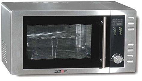 Rommer M 952 - Microondas sencillos, 1250 W, color gris