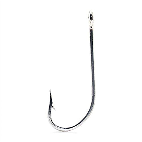 Mustad 3407 Classic O'Shaughnessy Geschmiedete Angelhaken (100 Stück), Größe 2/0, Modell: 3407-DT-2/0-21