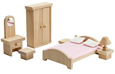 Plan Toys- Bedroom-Classic, Colore Legno, 9016