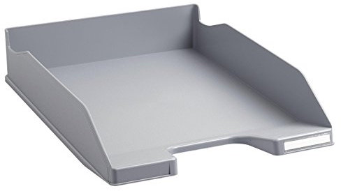 Exacompta 11341D Premium Briefablage Combo Midi DIN A4. Idealer Briefkorb für Ihre Organisation. Robuster und stapelbarer Ablagekorb steingrau