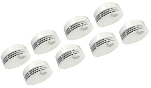 Hekatron Genius H – Rauchmelder 10 Jahre Batterie – made in Germany – 8er Pack Auslaufmodell