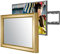 Handmade Framed Mirror TV with 43 inch 4K TV to Blend This Hidden Mirrored Television into Your Home or Business Decor (43 Inch, Everest Gold)