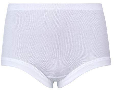 Speidel 1120 100 Damen Taillenslip 4er Pack in angenehmer Feinripp-Qualität Uni, Groesse 46, weiß