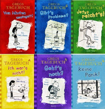 Gregs Tagebuch 1-6 (1. Von Idioten umzingelt + 2. Gibt's Probleme + 3. Jetzt reicht's + 4. Ich war's nicht + 5. Geht's noch + 6. Keine Panik)