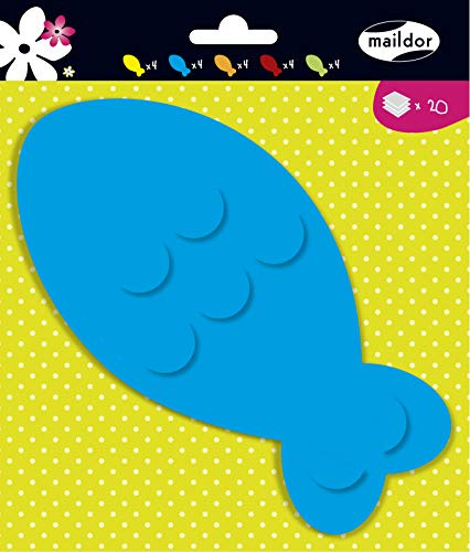 Clairefontaine 26526C 20 Gestalten zum Dekorieren 16,5x17 cm 130g Fische