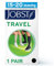 JOBST Travel Reisestrümpfe für Damen und Herren - hilft, Reisethrombosen vorzubeugen - weich, atmungsaktiv dank 33% Baumwollanteil, Schwarz, Size 5