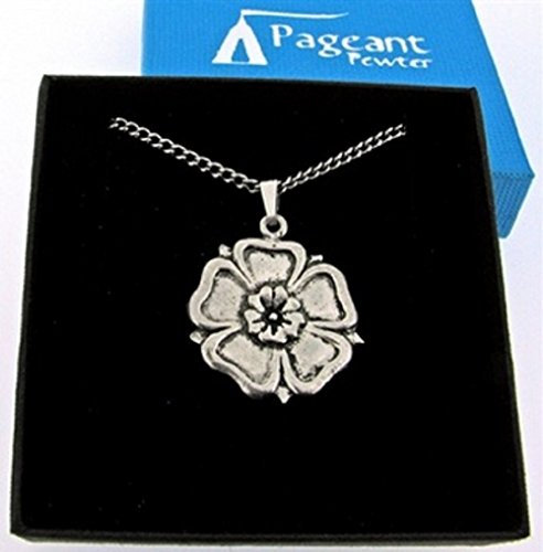 Yorkshire Rose Pewter Pendant