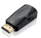 Placcato oro HDMI maschio a VGA femmina adattatore con cavo audio da 3.5 mm per PC portatile, TV e altri dispositivi HDMI di marca Master cavi