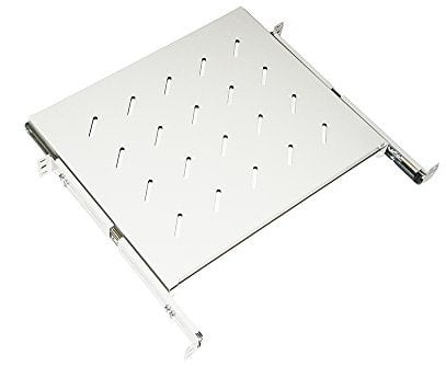 LINK lkrip350eg Estante Universal para Armario Rack extraíble sobre raíles telescópicos, 350 mm, Gris
