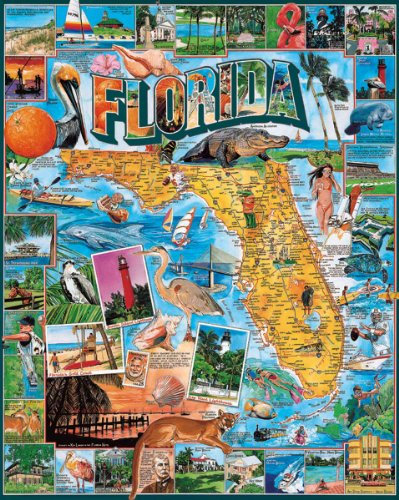 White Mountain 233PZ - USA, Florida - Puzzle 1000 Teile