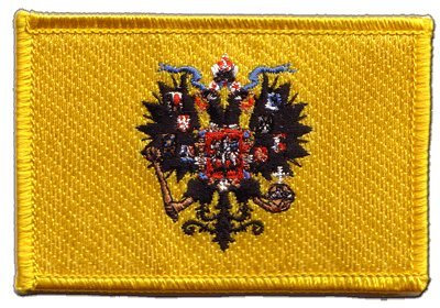 Aufnäher Patch Flagge Russland Zar Nikolaus - 8 x 6 cm