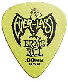 Ernie Ball Everlast-Plektron, 0,88 mm, grün, 12 Stück