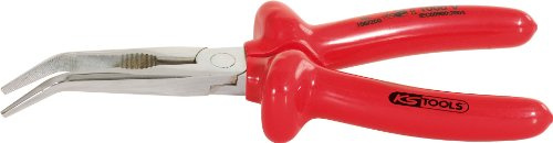 KS Tools 117.1294 CLASSIC 1000V Flachrundzange, gebogen, 160mm