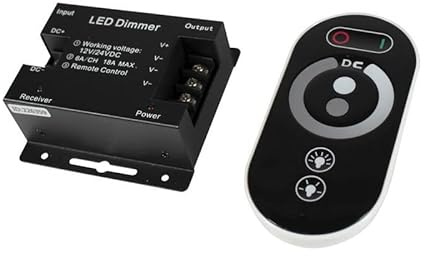 B·LED BARCELONA LED - Regulador/dimmer con mando táctil RF para tira monocolor 12/24V 18A
