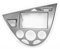 carav 11-549 Doppel DIN Autoradio Radioblende DVD Dash Installation Kit für Focus 1998-2004 in Silber Faszie mit 173 * 98 mm und 178 * 102 mm